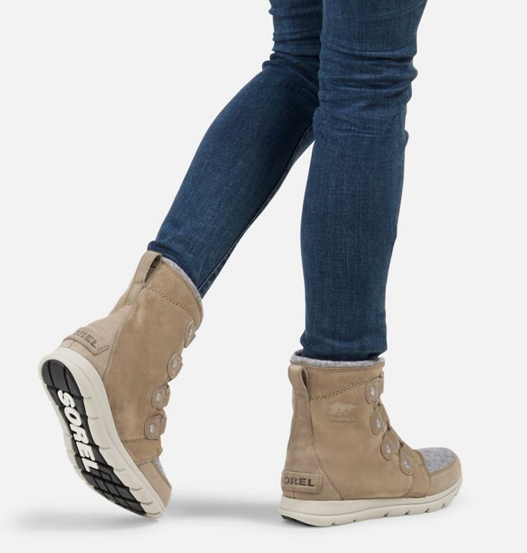 Sorel Dam Vinterkängor Khaki - Explorer™ Joan Låga - OAX-605138